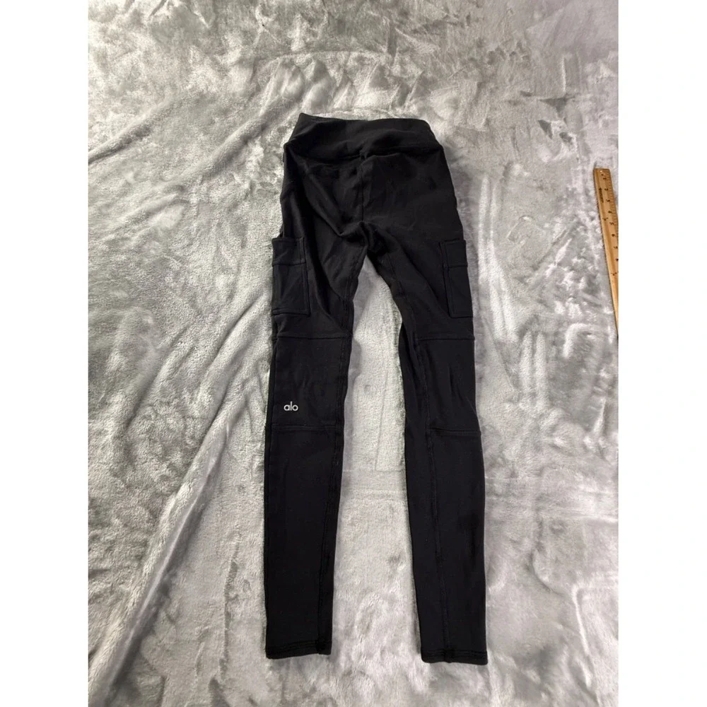 Alo Yoga Leggings High-Waist 4 Pocket Utility Legging Womens XS Black High Waist